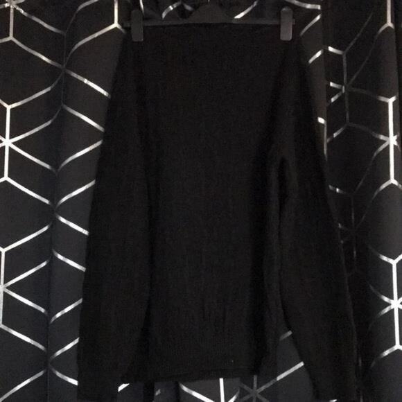 New Authentic Versace Crocodile Jacquard Wool Crew – Black size 50 - Picture 3 of 15